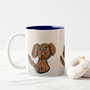 De Café Em Dois Tons Caneca Luv