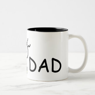 De Café Em Dois Tons Caneca MÁ do PAI