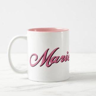 De Café Em Dois Tons Caneca Marie