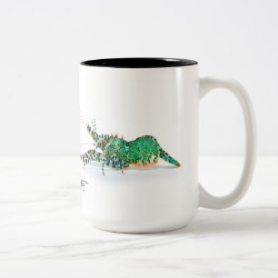 De Café Em Dois Tons Caneca marmoreada do camarão