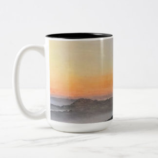 De Café Em Dois Tons Caneca Matinal Meditativa
