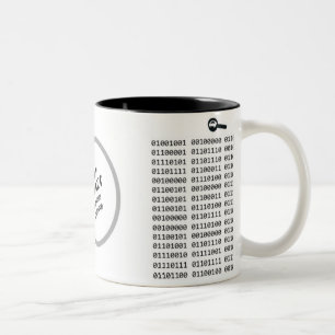De Café Em Dois Tons Caneca mestra do programador