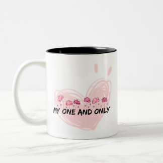 De Café Em Dois Tons Caneca Meu Único e Verdadeiro Amor Romântico