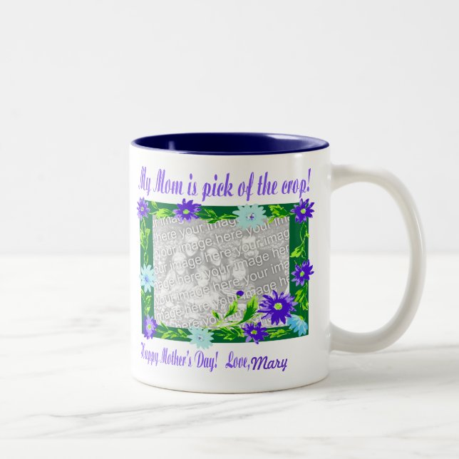 De Café Em Dois Tons Caneca Minha Mãe é a Flor da Galera (Direita)