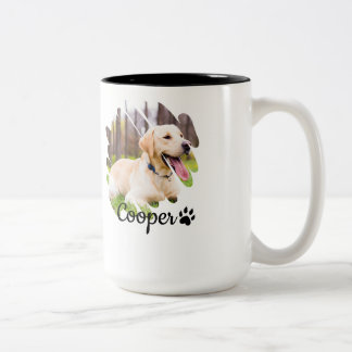 De Café Em Dois Tons Caneca Minimalista Grunge – Design Moderno e Legal