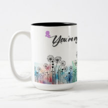 Caneca Moderna do Dia das Mães para a Mamãe