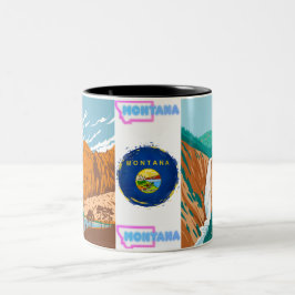 De Café Em Dois Tons Caneca Montana Explorer: Beba com Coragem Cênica