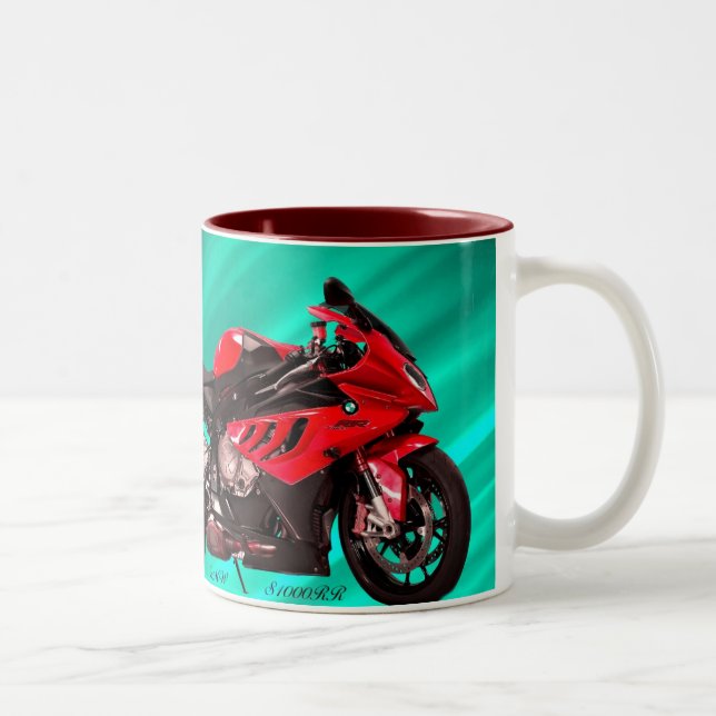 De Café Em Dois Tons Caneca moto (Direita)