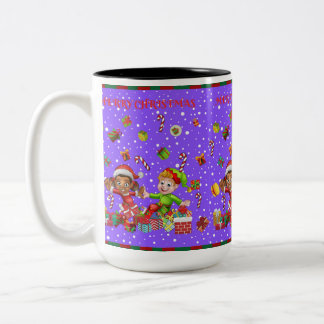 De Café Em Dois Tons Caneca Natal