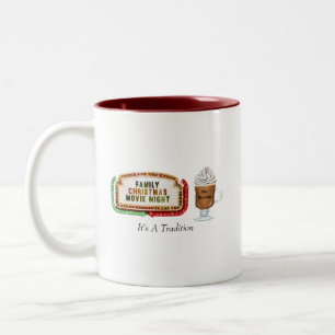 De Café Em Dois Tons Caneca Natal