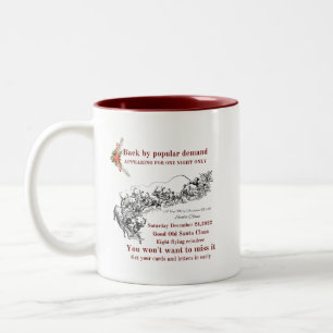 De Café Em Dois Tons Caneca Natal