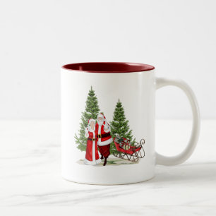 De Café Em Dois Tons Caneca Natal