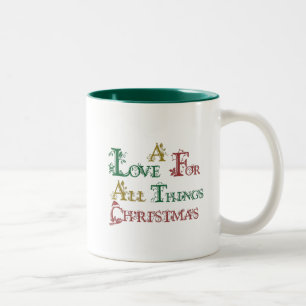 De Café Em Dois Tons Caneca Natal