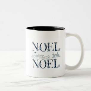 De Café Em Dois Tons Caneca Natal