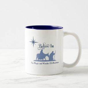 De Café Em Dois Tons Caneca Natal