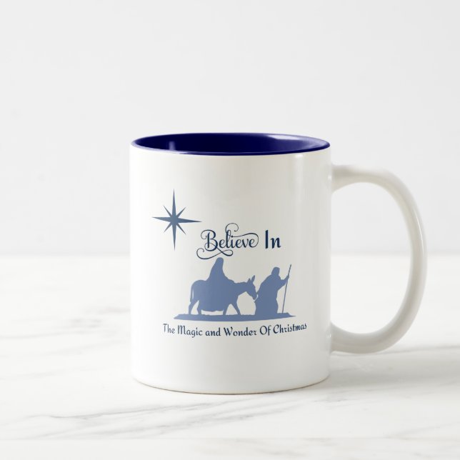 De Café Em Dois Tons Caneca Natal (Direita)