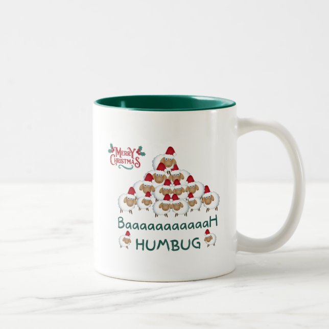 De Café Em Dois Tons Caneca Natal (Direita)