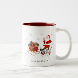 De Café Em Dois Tons Caneca Natal