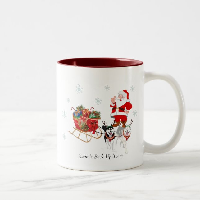De Café Em Dois Tons Caneca Natal (Direita)