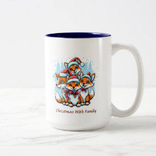 De Café Em Dois Tons Caneca Natal