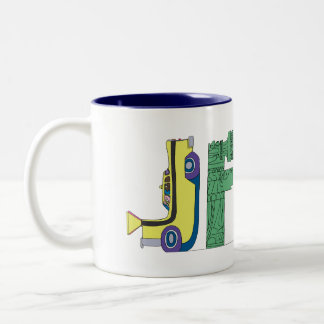 De Café Em Dois Tons Caneca | NEW YORK, NY (JFK)