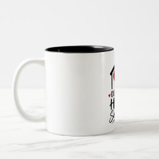 De Café Em Dois Tons Caneca Nossa Pequena Casa Algum Dia - Presente par