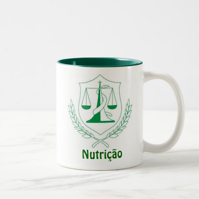 De Café Em Dois Tons Caneca Nutrição (Direita)