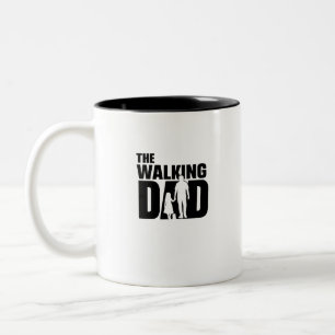 De Café Em Dois Tons Caneca O Pai que Anda – Dia dos Pais Pai e Filha