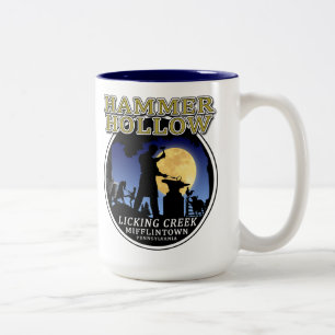 De Café Em Dois Tons Caneca oca do martelo