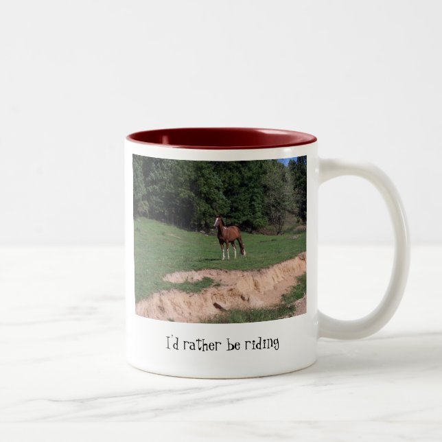 De Café Em Dois Tons caneca ocidental… Eu preferencialmente estaria (Direita)