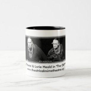 De Café Em Dois Tons CANECA ocidental velha