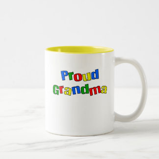 De Café Em Dois Tons Caneca orgulhosa da avó