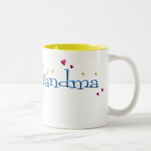 De Café Em Dois Tons Caneca orgulhosa da avó