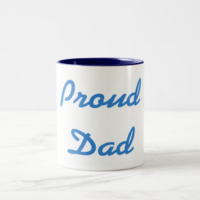 De Café Em Dois Tons Caneca orgulhosa do pai (Centro)