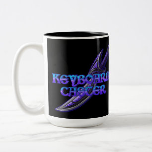 De Café Em Dois Tons Caneca para MMORPG Keyboard Caster