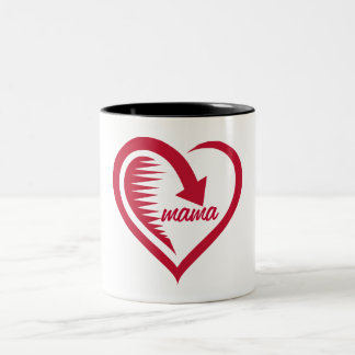 De Café Em Dois Tons caneca para o mama