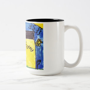 De Café Em Dois Tons Caneca para suas bebidas mornas