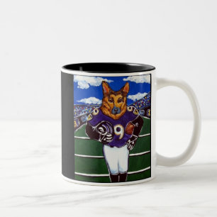 De Café Em Dois Tons Caneca Pastor Alemão