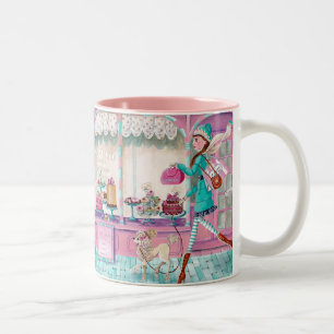De Café Em Dois Tons Caneca Patisserie Fashion Birthday Girl Fofa