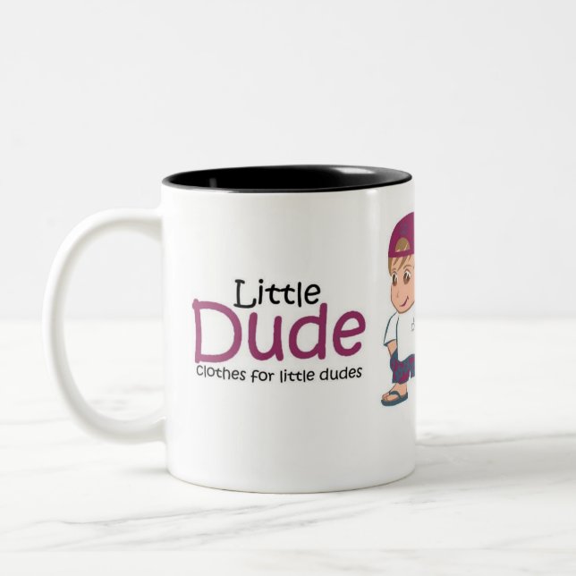 De Café Em Dois Tons Caneca pequena do gajo (Esquerda)