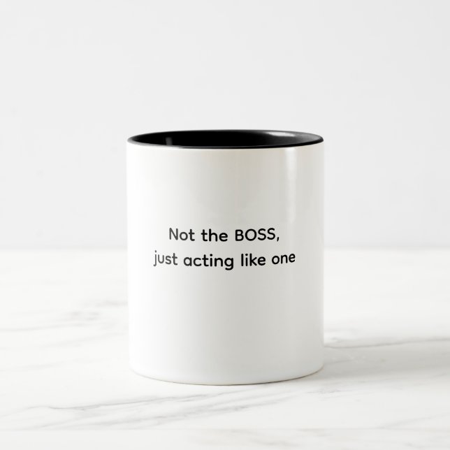 De Café Em Dois Tons Caneca perfeita para o chefe da sua própria vida (Centro)