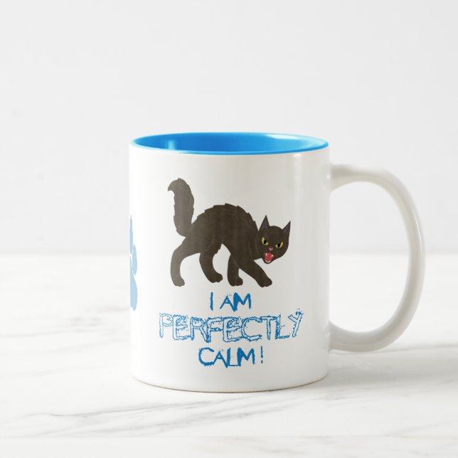 De Café Em Dois Tons Caneca perfeitamente calma (Direita)