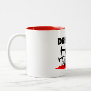 De Café Em Dois Tons Caneca perfurada