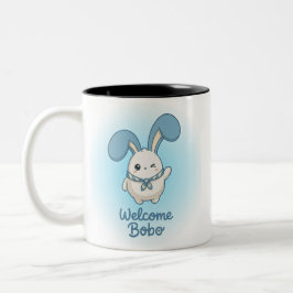 De Café Em Dois Tons Caneca Personalizada Coelhinho Bobo Fofo - Estétic