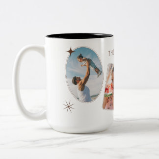 De Café Em Dois Tons Caneca Personalizada com Foto da Mamãe | Presente