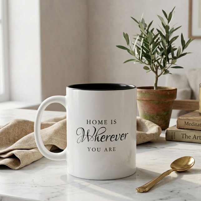De Café Em Dois Tons Caneca Personalizada Dia das Mães para Mamãe (Criador carregado)