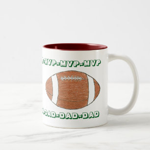 De Café Em Dois Tons Caneca personalizada do Dia dos Pais MVP DAD