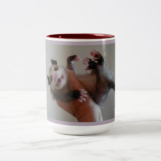 De Café Em Dois Tons Caneca personalizada do gambá