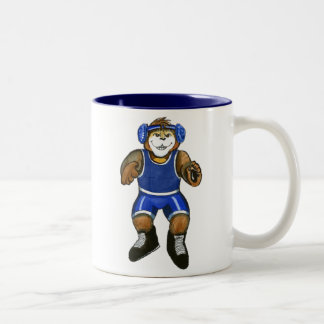 De Café Em Dois Tons Caneca personalizada do lutador