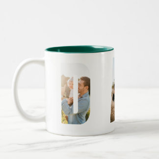De Café Em Dois Tons Caneca Personalizada do Papai com Foto